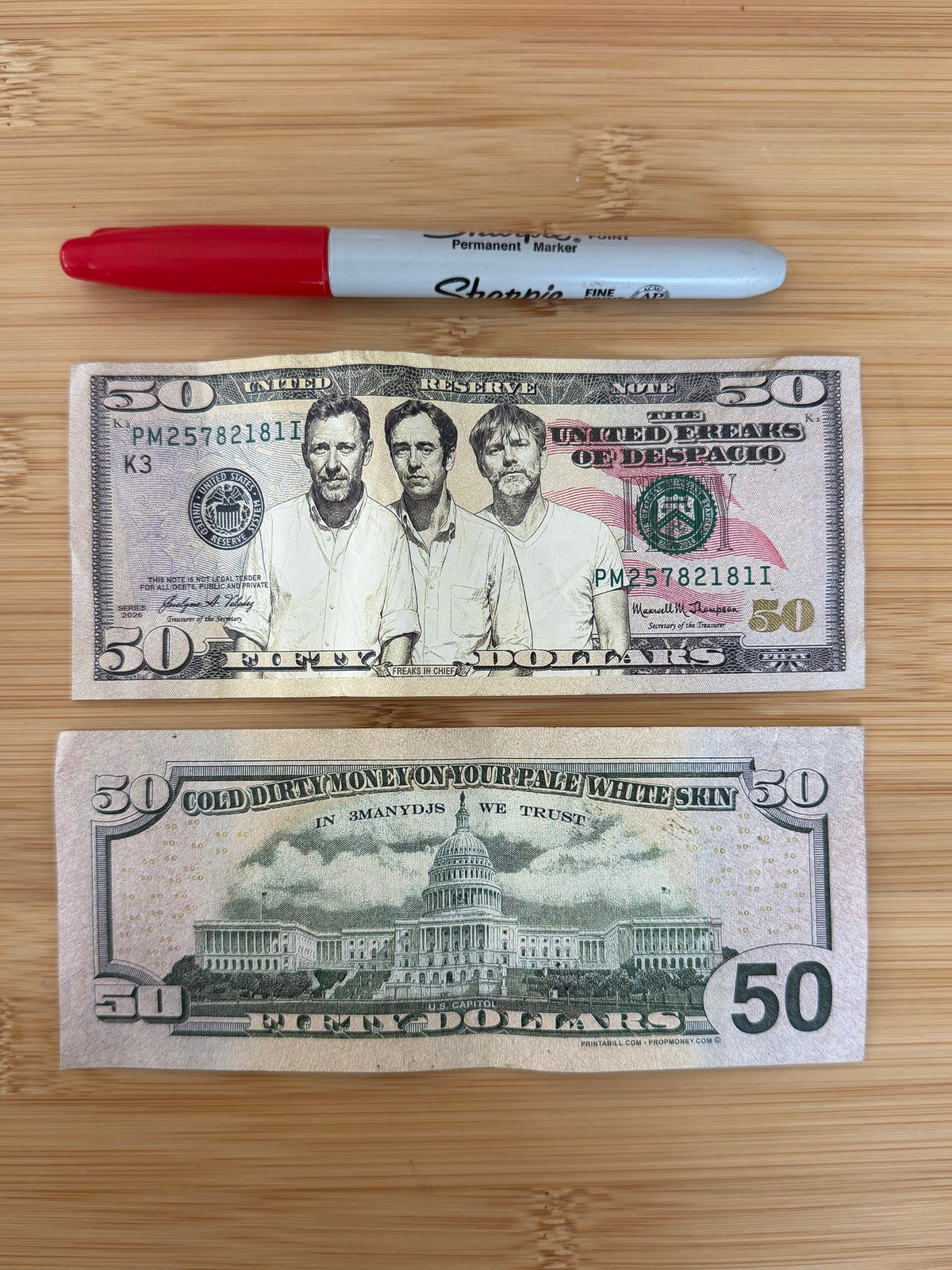 $50 Dollar Bills