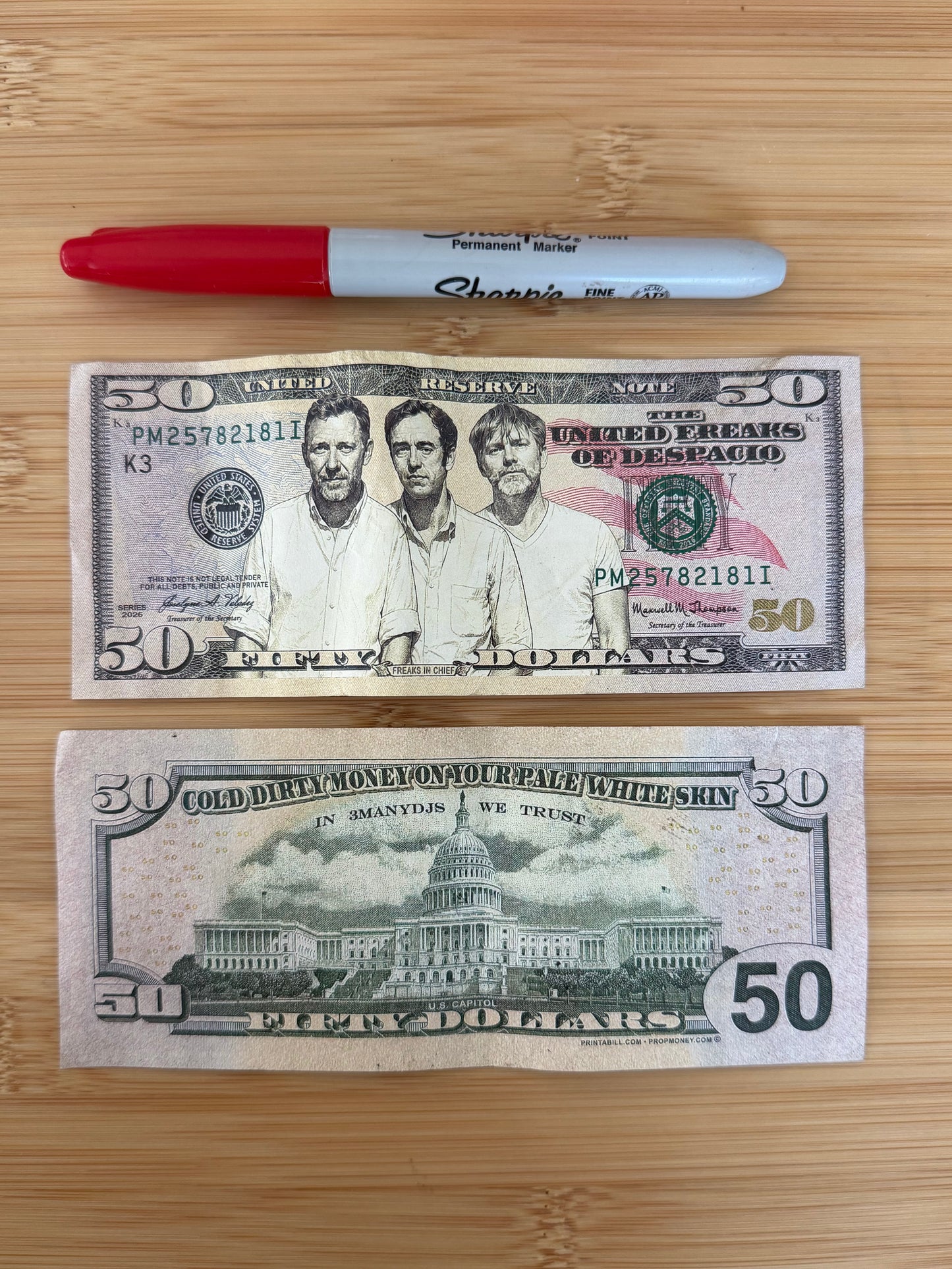 $50 Dollar Bills